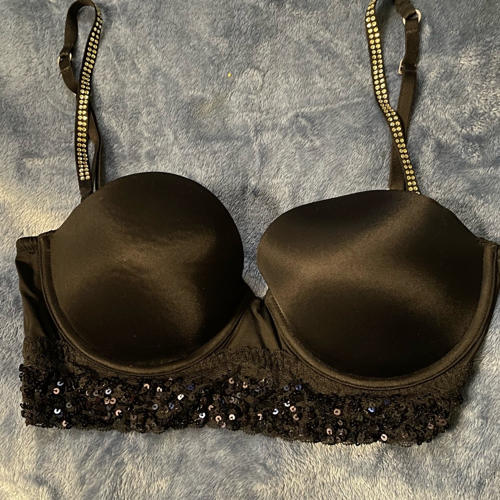 PINK Bustier 36 C multi-way padded bra